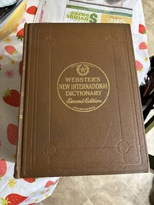 Webster's New International Dictionary zweite Ausgabe ungekürzt 1958? Vintage - Bild 1 von 5