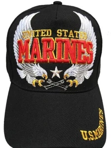 Marine Black Adjustable Hat - Picture 1 of 1