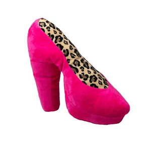 Dog Toys, Plush Polyester High Heel Pet Toy, Pink, One Size - Picture 1 of 4