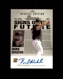 Paul Maholm 2004 Draft Signs of The Future Autograph Signed Pirates - Picture 1 of 2