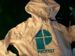 Protest White Hoodie UK 10 & 16 super soft quality new with tags was £35 - Bild 1 von 4