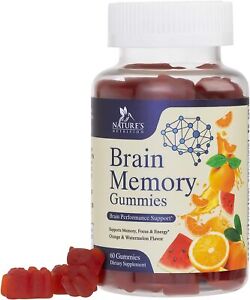 Brain Support Supplement Gummies with Phosphatidylserine & B12 to Support Focus
