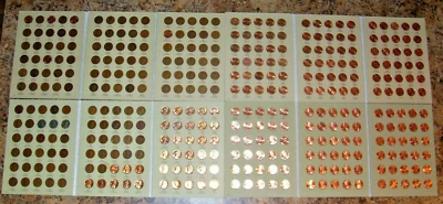Near Complete lincoln Wheat Penny Set  1909-2022 p d s mint  Cent  missing  4 - Image 1 of 4