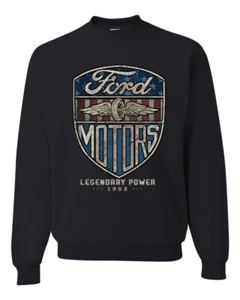 Vintage Ford Motors Legendary Power 1983 Cars and Trucks Unisex Sweatshirt - Picture 1 of 21