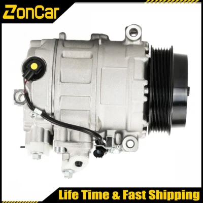 Compresor de aire acondicionado para Mercedes Benz C230 CLK350 SLK350 E350 AMG 1010806 10348790 Foto 1 de 4