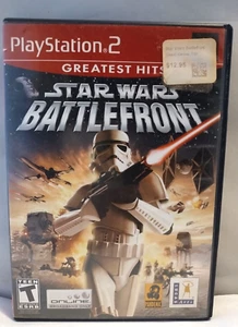 Untested Star Wars Battlefront Greatest Hits Sony PlayStation Teen DVD PS2 2005 - Picture 1 of 9