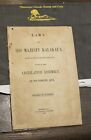 1874 Laws Kalakaua Hawaiian Kingdom Book bez okładki