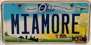 Vanity MI AMORE MY LOVE license plate Spanish Darling Honey Sweetheart Wife Babe - Picture 1 of 9