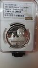 NGC PF68 Gibraltar 2001 Florence Nightingale Silver Crown Pobjoy Mint Proof