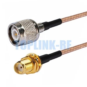 SMA Female Jack to TNC Male Plug Connector RF Jumper Pigtail Coaxial RG316 Cable - Photo 1/4