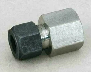 1/2 Tube x 1/4 FNPT 316ss Female Connector Parker 8-4 GBZ-SS - Picture 1 of 2