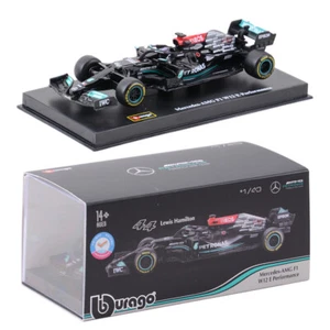 1:43 Bburago 2021 Mercedes AMG F1 W12 E-Performance #44 Levis Hamilton Model Car - Picture 1 of 12