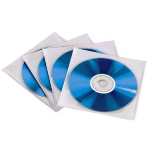 Hama 50x Étui-cd Auto-Adhésif Cd-Taschen À Coller pour CD DVD Blu-Ray - Photo 1/3