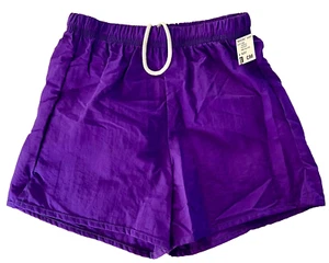 GK BOXERS YOUTH MEDIUM PURPLE SUPPLEX GYMNASTS CHEER WORKOUT TRAINING SHORTS M - Picture 1 of 7