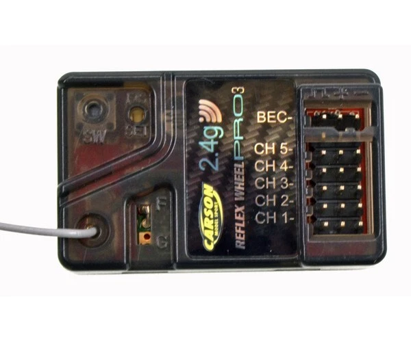 Carson 501535 Empfänger Reflex Wheel PRO 3 2,4GHz BEC 500501535 - Bild 1 von 1