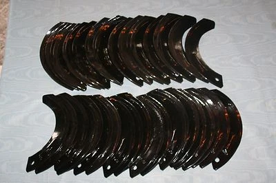 Hintomoto Dientes de Cultivador Rotativo, Cuchillas para Cultivador Tractor 10 mm Tornillo 30 Cantidad Foto 1 de 2