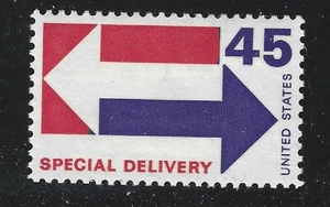 U.S. BRIEFMARKE #E22 - 45c SONDERVERSAND - G E M - NEUWERTIG - BEWERTET 100 - Bild 1 von 3
