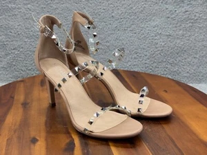 Michael By Michael Shannon Women's Sylvia Clear High Heels Dress Shoes Size 10 - Picture 1 of 9