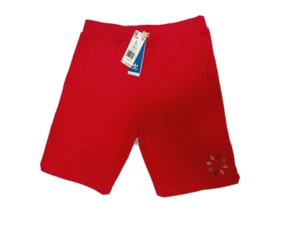 adidas Originals Trefoil Shorts Big Boys Large French Terry 9 Inch Vivid Red - Picture 1 of 7