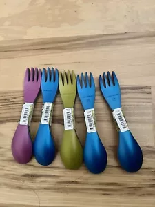 15 NEW Light My Fire Little Spork Utensil Green Pink Blue 3-pack 5.5” - Picture 1 of 4