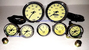 Smiths Temp FOil Temp F Oil Fuel Volt Gauge Speedo 0-180 mph Tacho 0-80 100mm YC - Picture 1 of 4