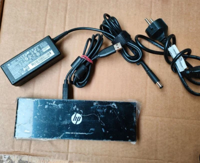 HP 2005pr USB 2.0 Port Replicator HSTNN-IX05 HDMI USB Kabel Netzteil Stromkabel - Bild 1 von 3