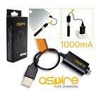 Chargeur Rapide USB ASPIRE 4.2V, 1000mA pour eGo, Spinner, eGo-Twist, eVod, 510