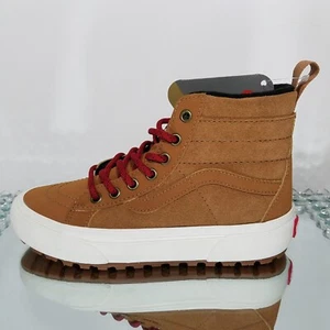 NEW VANS SK8-Hi MTE-1 - Kids Size 2 - Primaloft Brown Suede 508357 - Picture 1 of 12