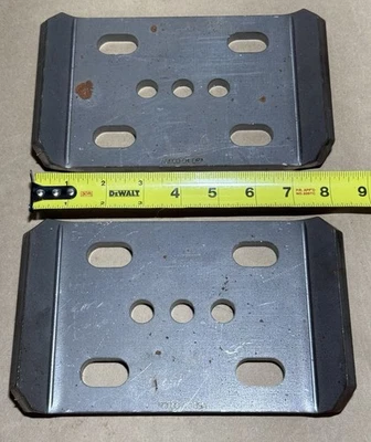 (2) U-Bolt Plates R2033 Steel Heavy Duty for 2.25" Springs - Image 1 of 4