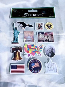 Nicole USA Amerika Patriotisch Reisen New York City Scrapbooking Aufkleber - Bild 1 von 2