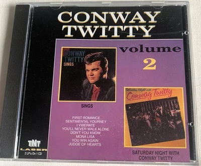 CONWAY TWITTY-VOLUME 2:SINGS/SATURDAY NIGHT WITH CONWAY TWITTY-CD-(POP ROCK) - Image 1 of 2