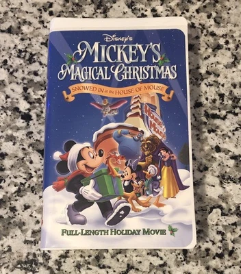 Mickey's Magical Christmas: Snowed In at the House of Mouse (VHS) Very Clean! Foto 1 de 4