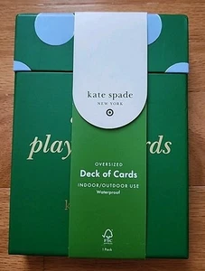 Baraja de cartas Kate Spade x Target a lunares de gran tamaño impermeable - Imagen 1 de 6