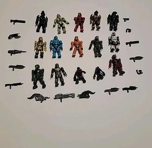 Mega Blocks Halo Figures Lot 30 Pieces LOT#8 - Picture 1 of 4