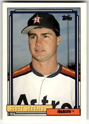 1992 Topps #437 Scott Servais Houston Astros Baseball - Image 1 of 2