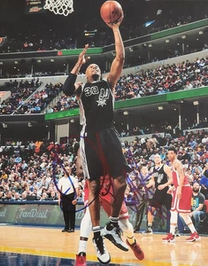 David West Signed 8x10 San Antonio Spurs Autograph Photo Hornets Pacers Warriors - Picture 1 of 1