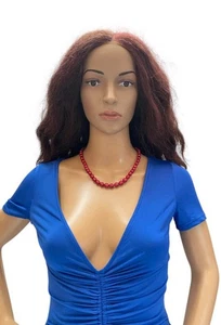 Honora Red Freshwater Pearl Necklace 18in  - Picture 1 of 7