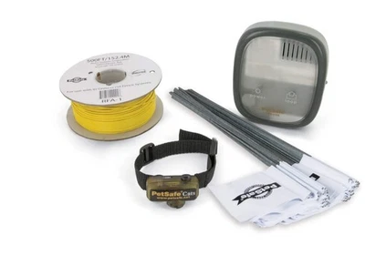 Cerca para gatos PetSafe PCF-1000-20 20G alambre 500' sólida de lujo expandible en tierra Foto 1 de 3