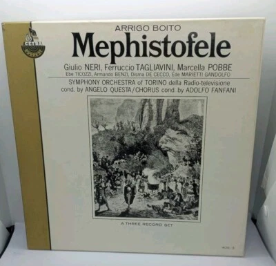 Arrigo Boito Mephitofele 3 LP Box Set NEW - Image 1 of 2