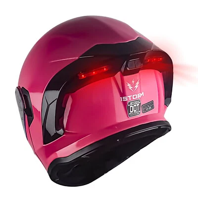 Casco integral modular para motocicleta 1Storm con luz trasera LED recargable X90 Foto 1 de 4
