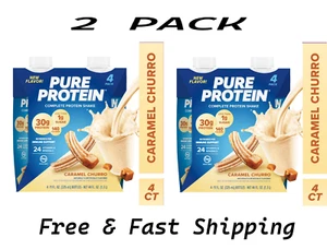 Pure Protein, Caramel Churro Protein Shake, 30g Protein, 11 fl oz, 8 Ct - Picture 1 of 1