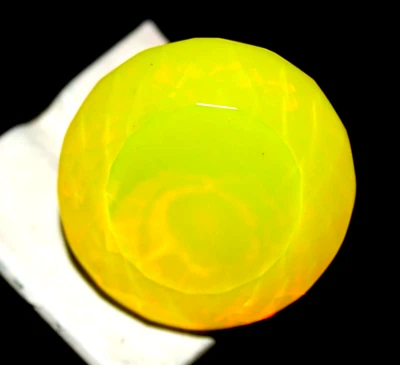 Ópalo amarillo natural 250,33 quilates Welo piedra preciosa suelta sin tratar certificada australiana Foto 1 de 4