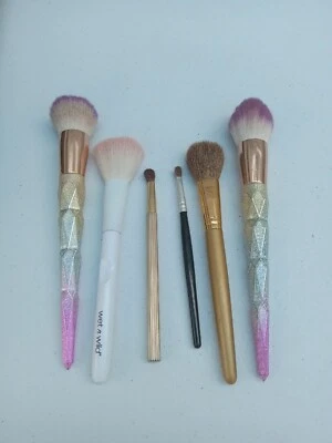 Lote de 6 brochas de maquillaje Wet N Wild + otras brochas para líquido Tlr7#19 Foto 1 de 4