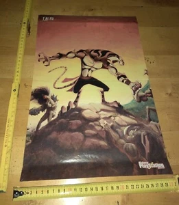 OLD VINTAGE PROMO POSTER 45X30 T'AI FU & TENCHU: STEALTH ASSASSINS PLAYSTATION - Picture 1 of 2