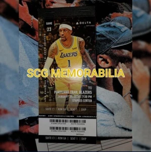 Kobe Bryant Tribute Game Lakers Blazers Vip Suite Ticket 1/31/20 Lebron Lillard - Picture 1 of 3