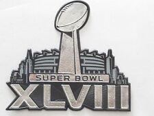 OFFICIAL Super Bowl XLVIII 48 Broncos Seahawks ChromaFlex Plastic Jersey Patch