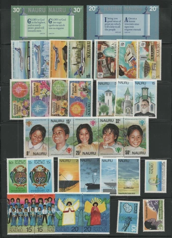 Stamps Nauru, lot of stamps MNH Cover
