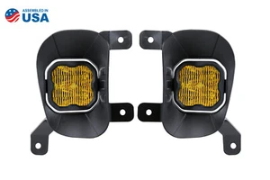 SS3 LED Fog Light for 2013-2018 Ram 1500 Max Yellow w/Amber Backlight - Picture 1 of 20