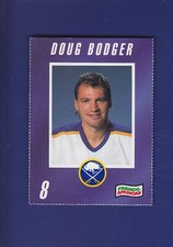 Doug Bodger 1990-91 Franco-American Buffalo Sabres Hockey #8 (MINT) Campbell's