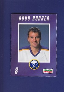 Doug Bodger 1990-91 Franco-American Buffalo Sabres Hockey #8 (MINT) Campbell's